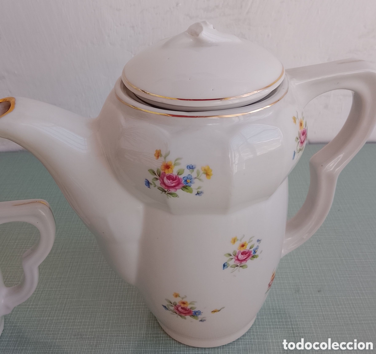 Segunda mano: Antiguas cafetera y lechera vintage. - Foto 3