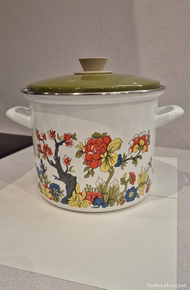 Segunda mano: Cacerola con dise&ntilde;o de flores Grande - Foto 3