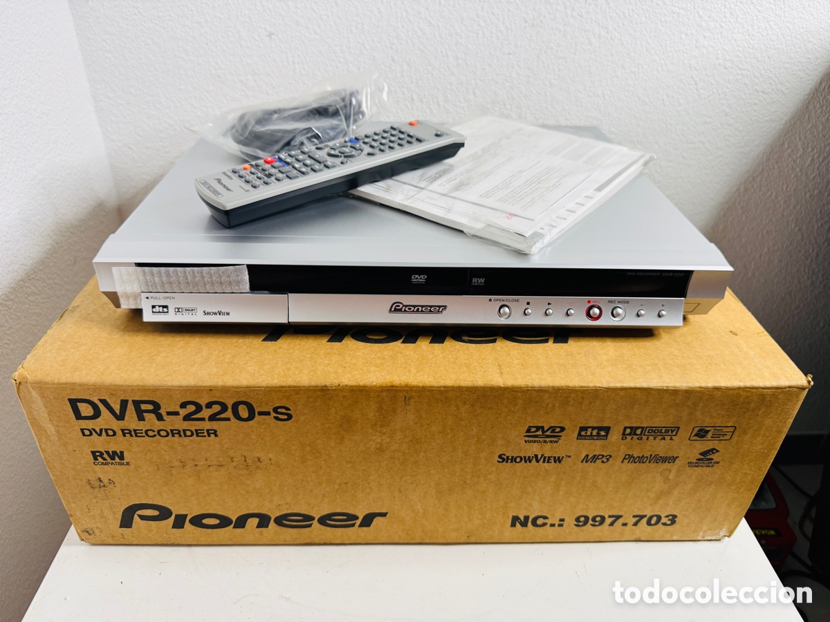 Segunda mano: Pioneer DVR-220-S DVD Recorder Silver - Foto 3