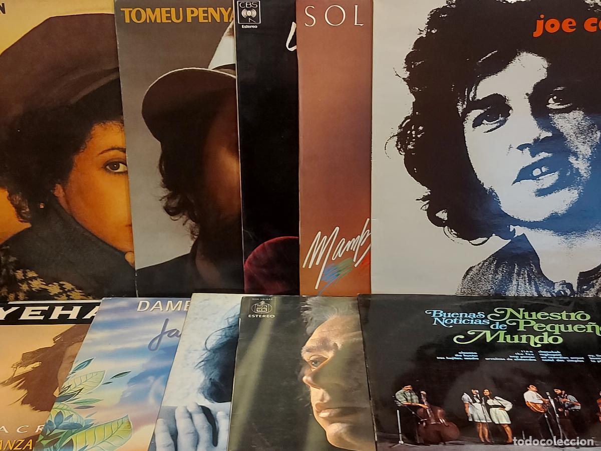 Segunda mano: LOTE 10 DISCOS DE VINILO LP | RETRATOS DE ARTISTAS PARA DECORACI&Oacute;N | DISCOS RAYADOS