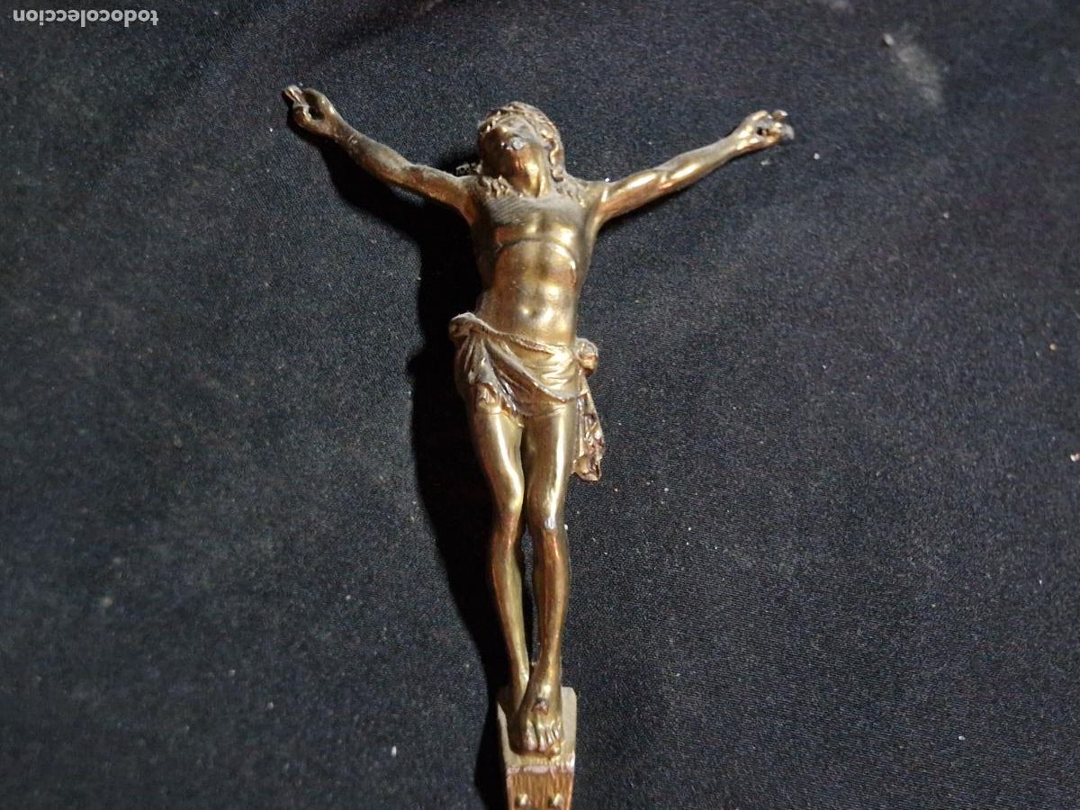 Segunda mano: BONITO CRISTO DECORATIVO EN ACERO.