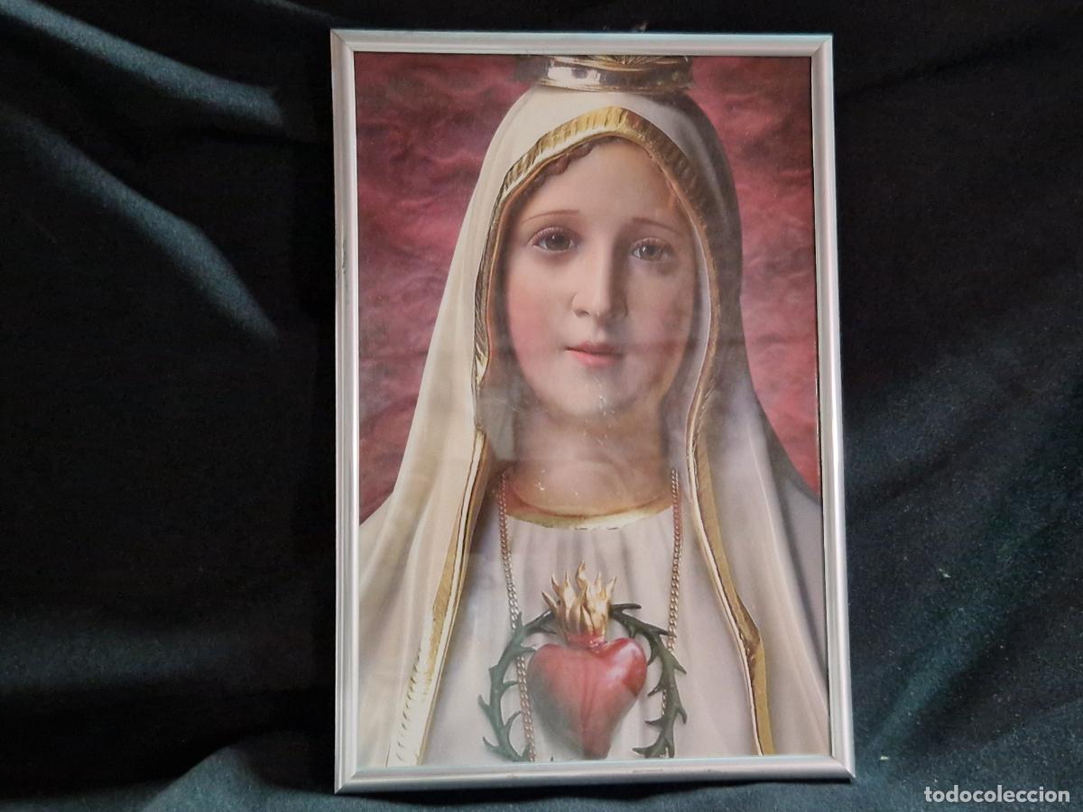 Segunda mano: BONITO CUADRO DECORATIVO. VIRGEN MARIA. MEDIDA 30*21