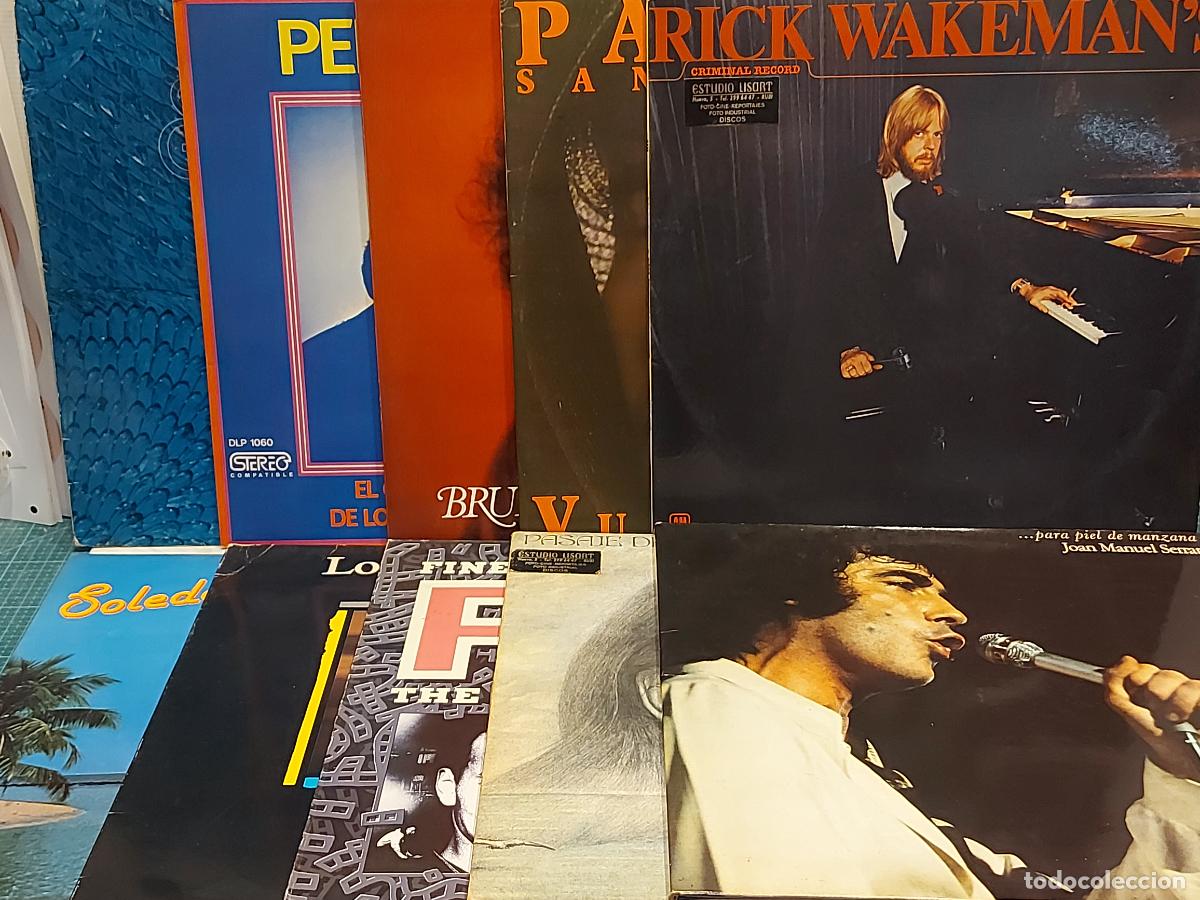 Segunda mano: LOTE 10 DISCOS DE VINILO LP | RETRATOS DE ARTISTAS PARA DECORACI&Oacute;N | DISCOS RAYADOS