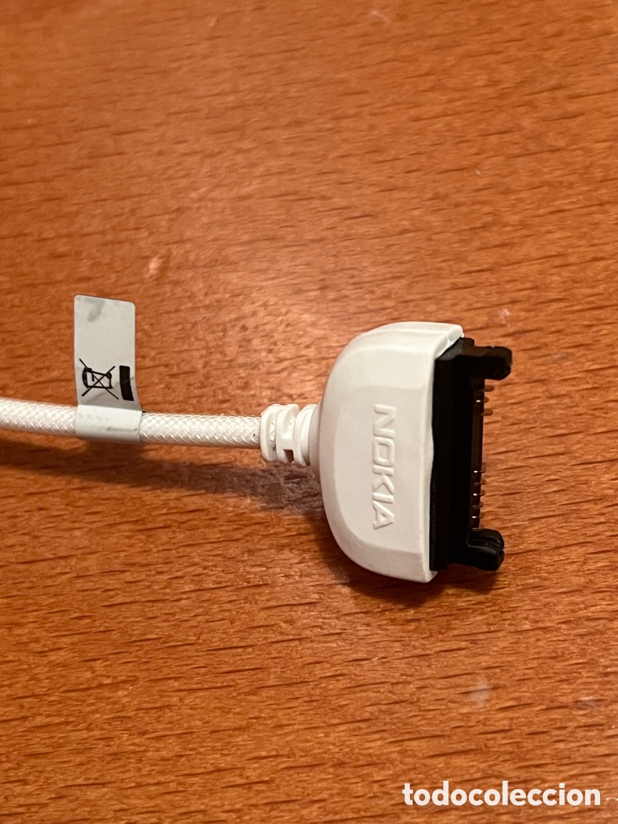 Segunda mano: Auriculares NOKIA Type HS-3 con manos libres - micr&oacute;fono. Sin uso. Color blanco - Foto 4