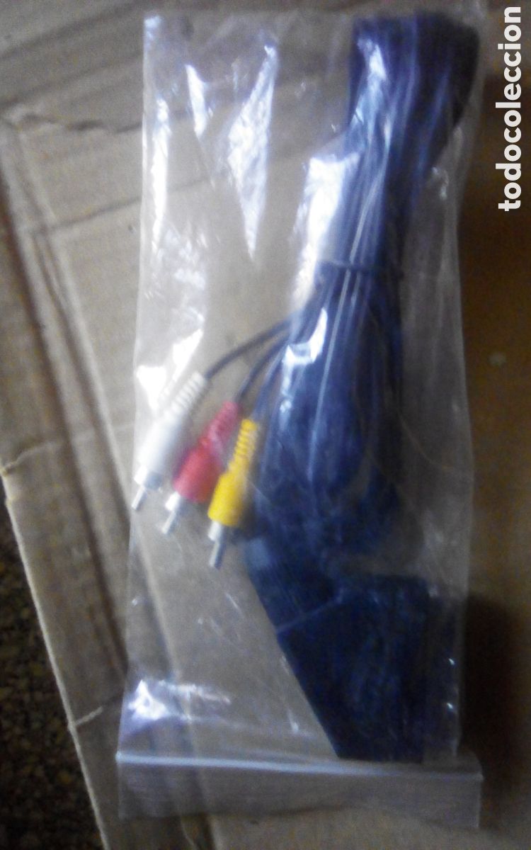 Segunda mano: Cable scart euroconector a RCA. Sin usar.