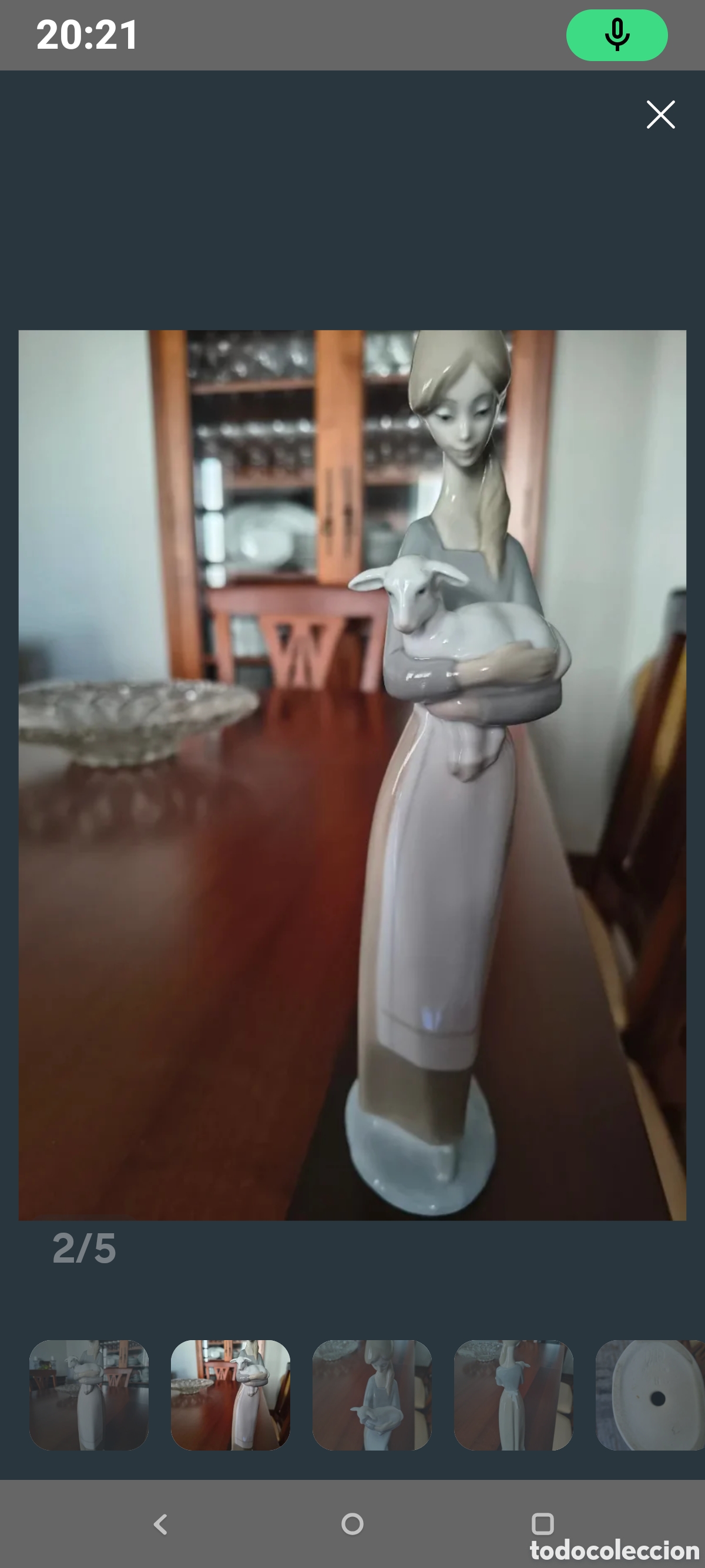 Segunda mano: Figura, porcelana. NAO - Foto 3