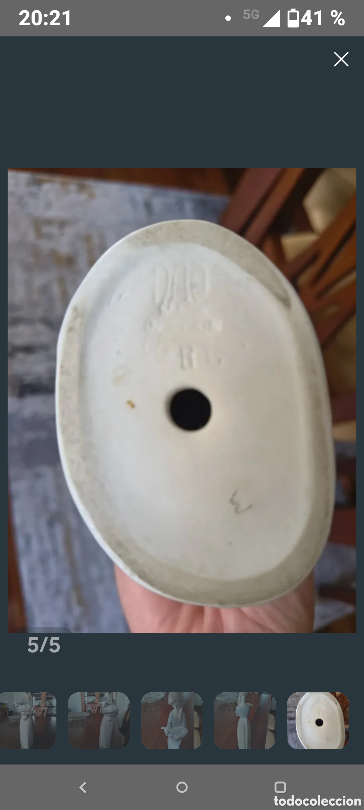 Segunda mano: Figura, porcelana. NAO - Foto 6