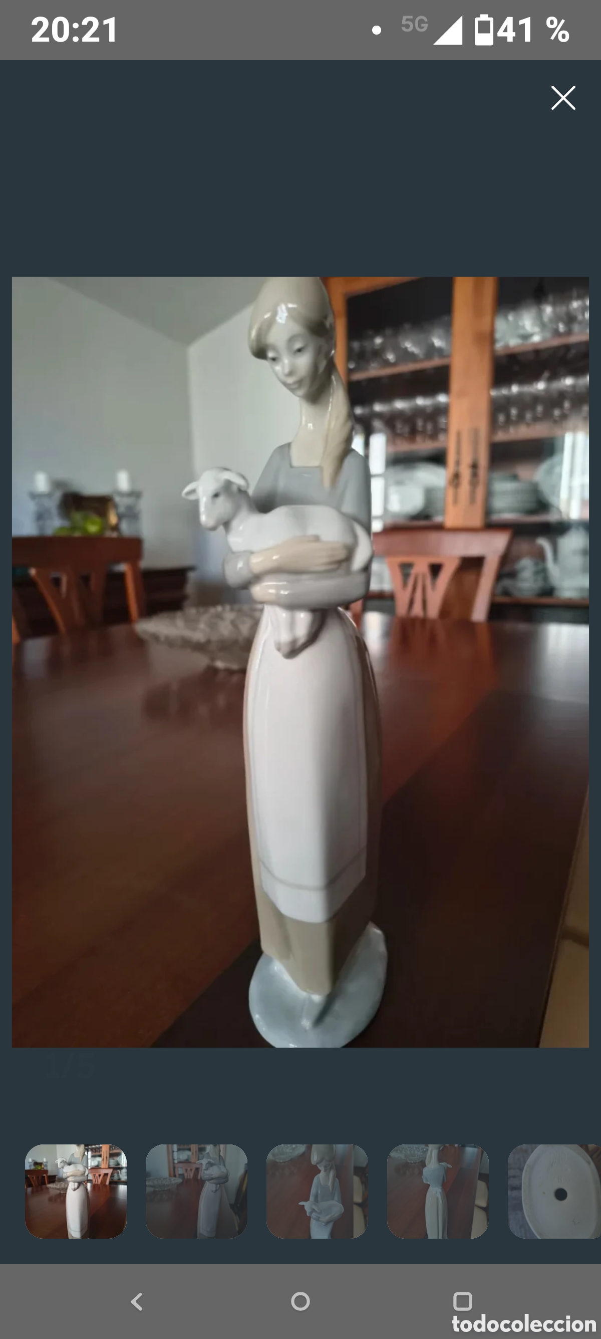 Segunda mano: Figura, porcelana. NAO