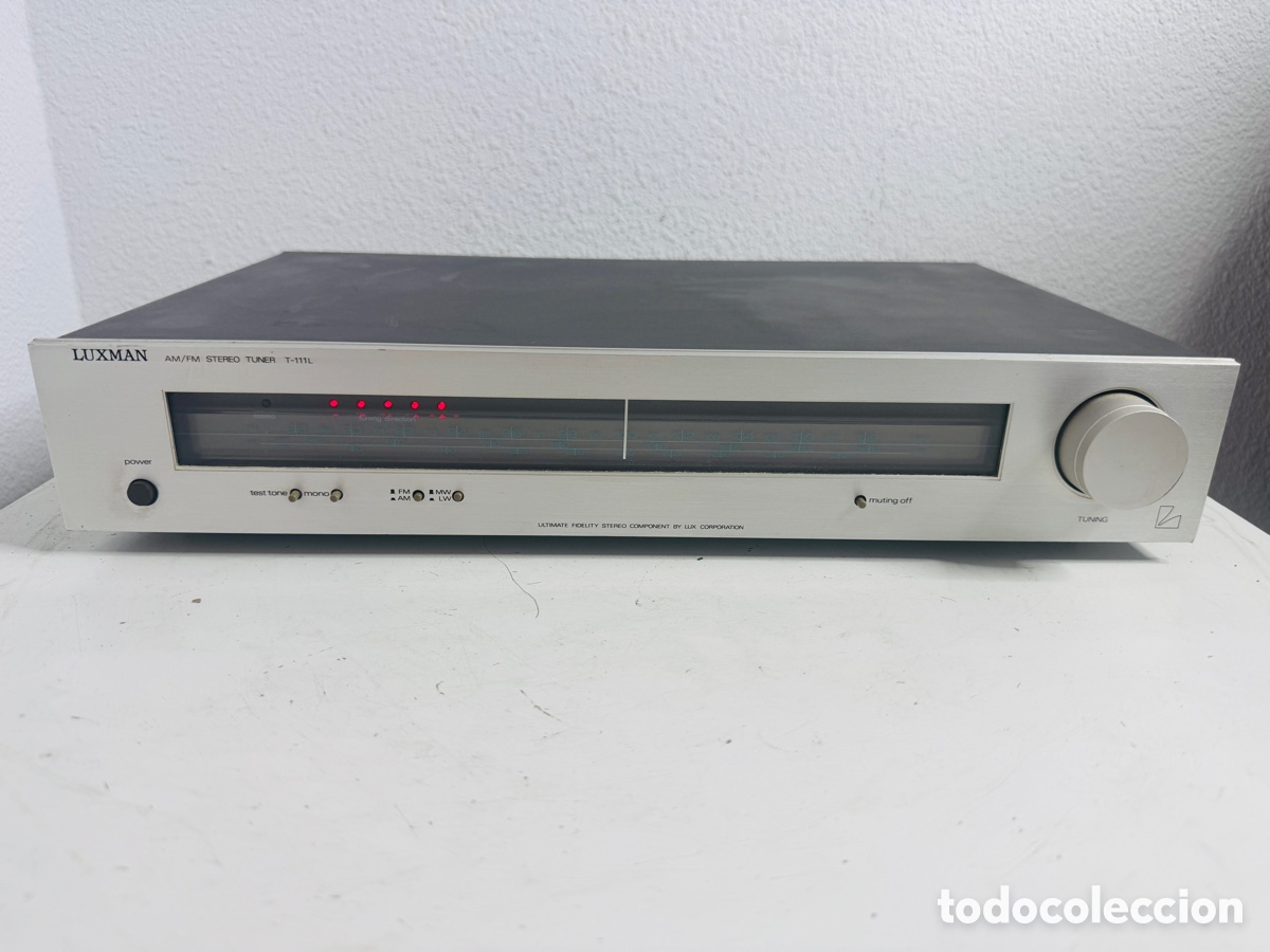 Segunda mano: Luxman T-111 L Stereo Tuner Hifi Vintage Iluminaci&oacute;n Fundida