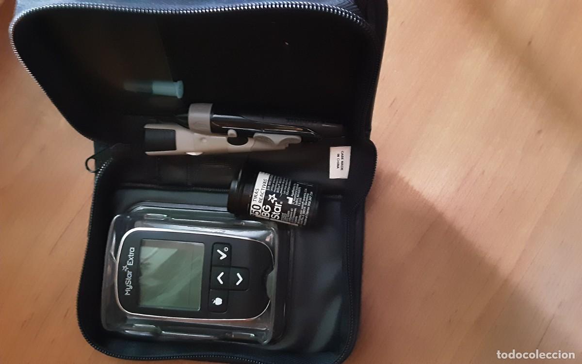 Segunda mano: Gluc&oacute;metro. Medidor de glucosa MyStar Extra con funda y accesorios