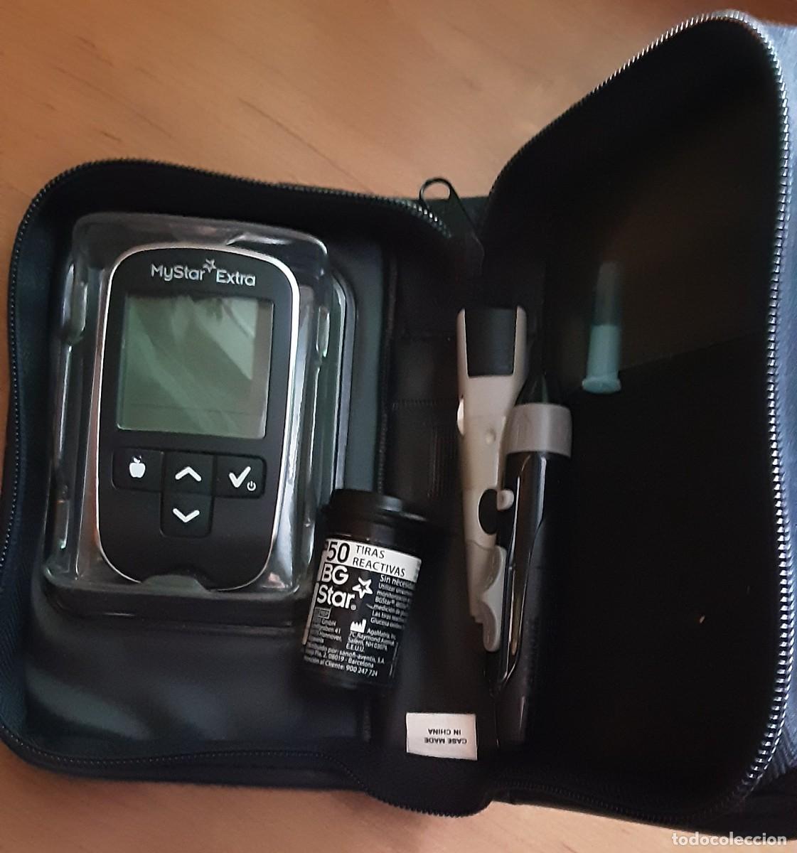 Segunda mano: Gluc&oacute;metro. Medidor de glucosa MyStar Extra con funda y accesorios