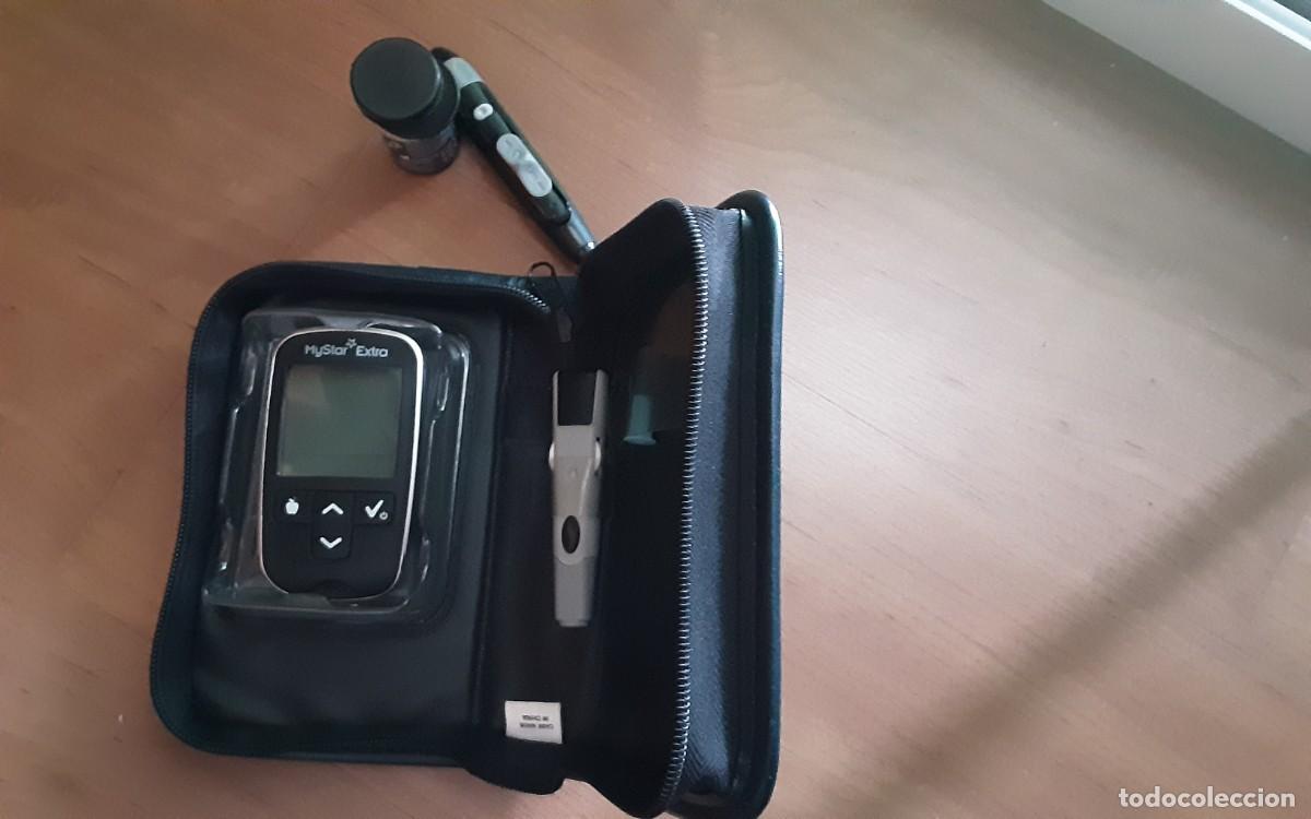 Segunda mano: Gluc&oacute;metro. Medidor de glucosa MyStar Extra con funda y accesorios - Foto 3