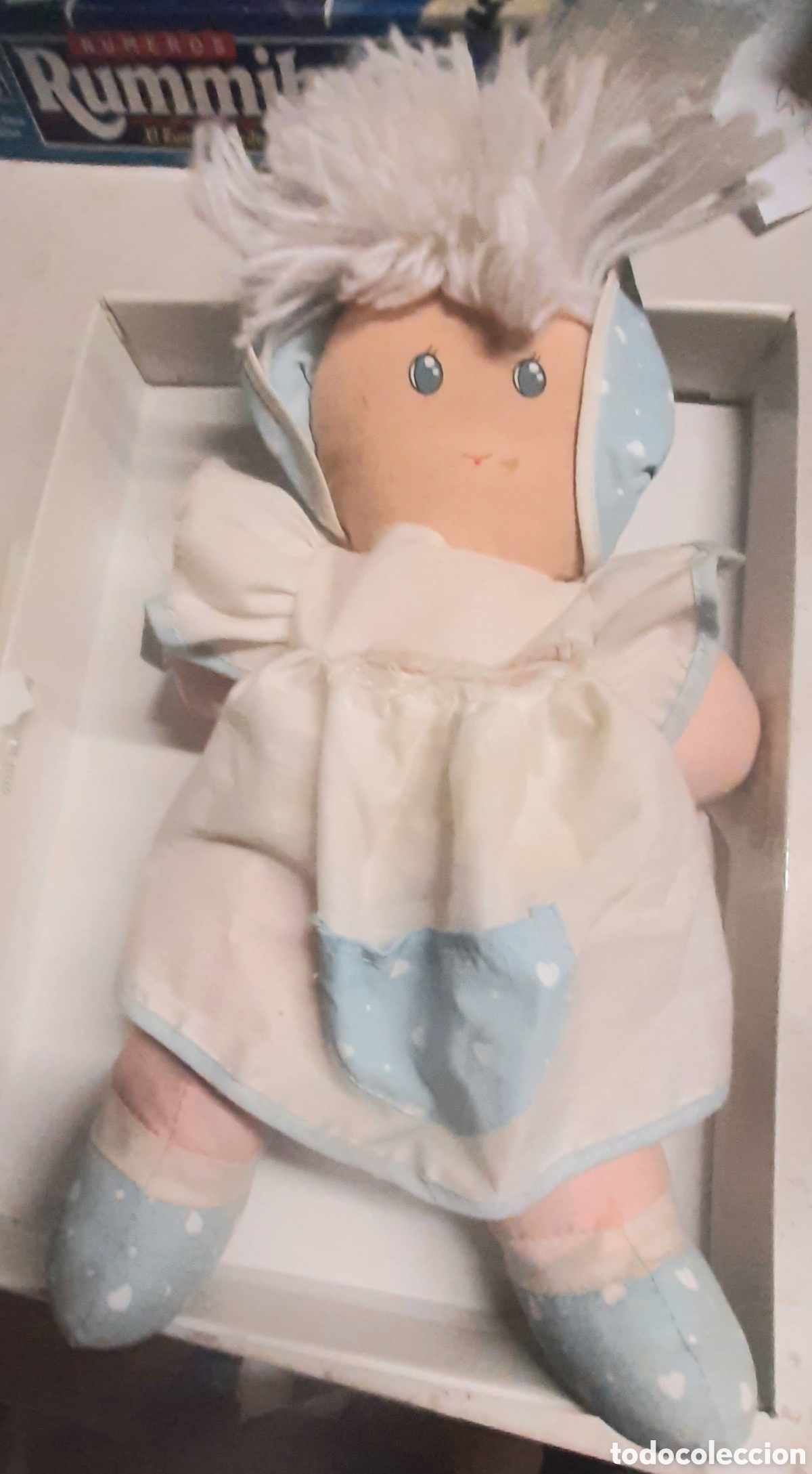 Segunda mano: preciosa mu&ntilde;eca trapo a&ntilde;os 80'