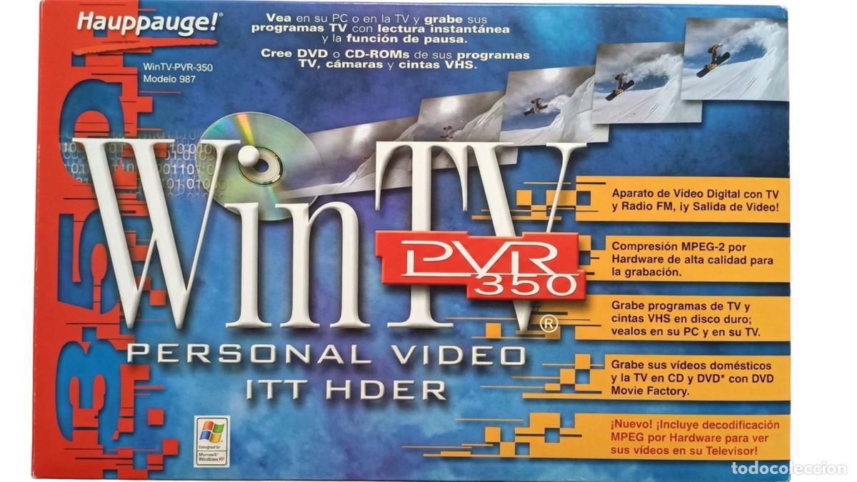 Seconda Mano: Tarjeta de TV para Ordenador, Win TV VWR 350, Modelo 987, para Windows XP - Nuevo
