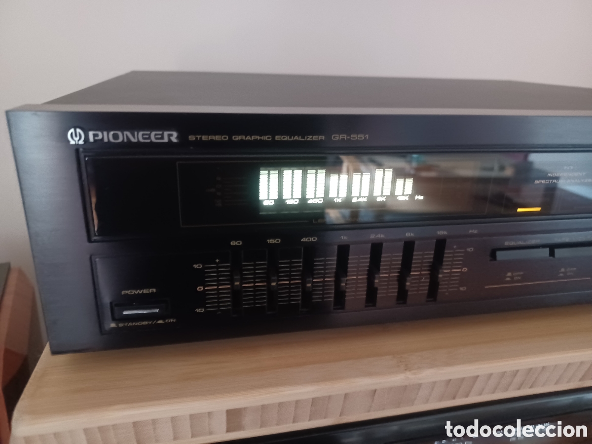Segunda mano: Ecualizador Est&eacute;reo Pioneer GR-551 Jap&oacute;n 1987 Impecable Revisado
