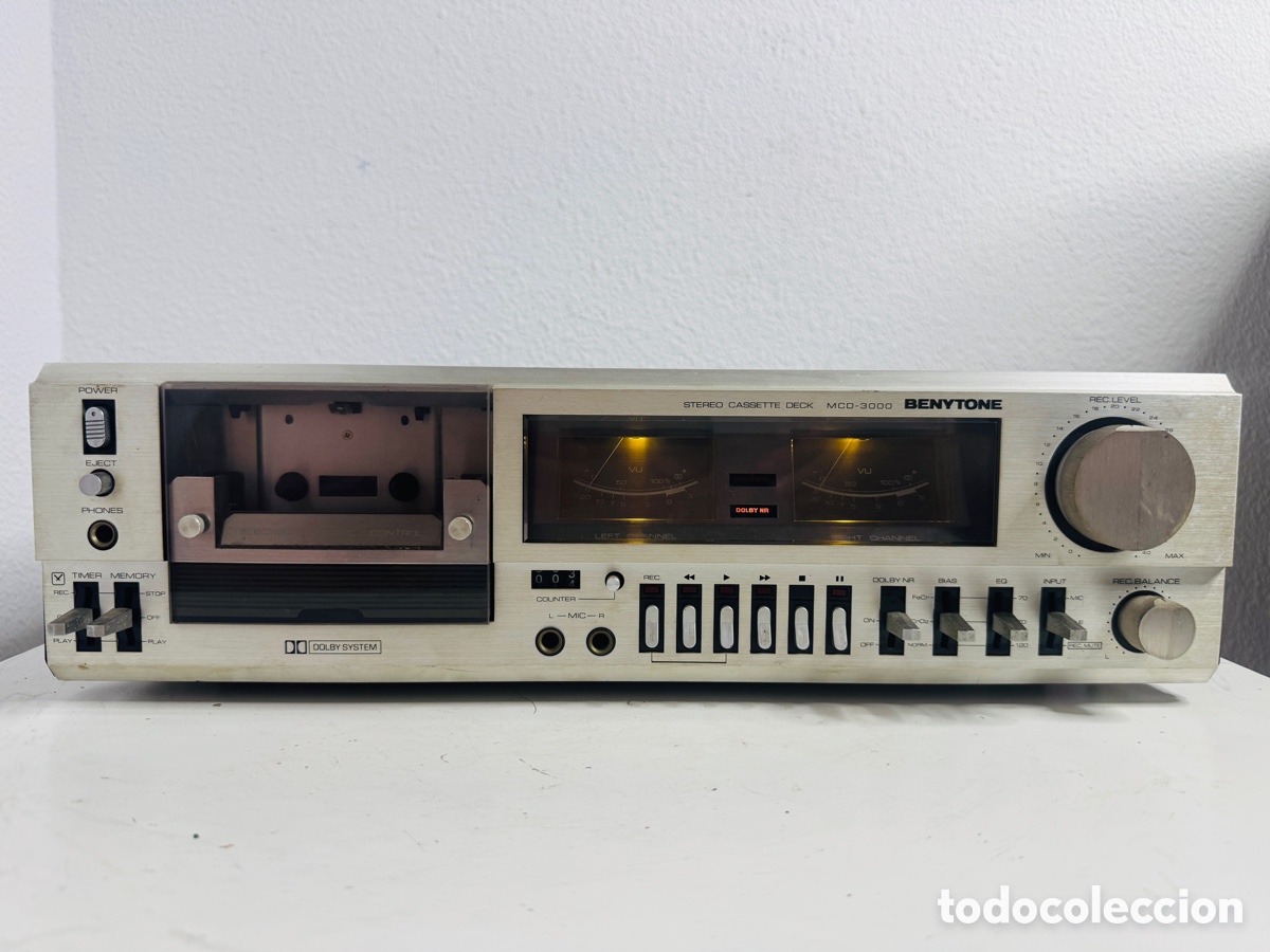 Segunda mano: Benytone MCD-3000 Cassette Deck Hifi Vintage Para Reparaci&oacute;n No Funciona - Foto 2