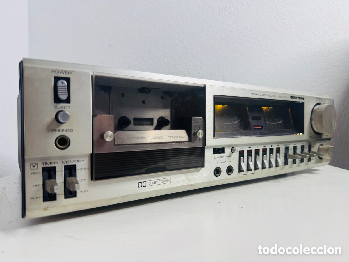 Segunda mano: Benytone MCD-3000 Cassette Deck Hifi Vintage Para Reparaci&oacute;n No Funciona - Foto 7