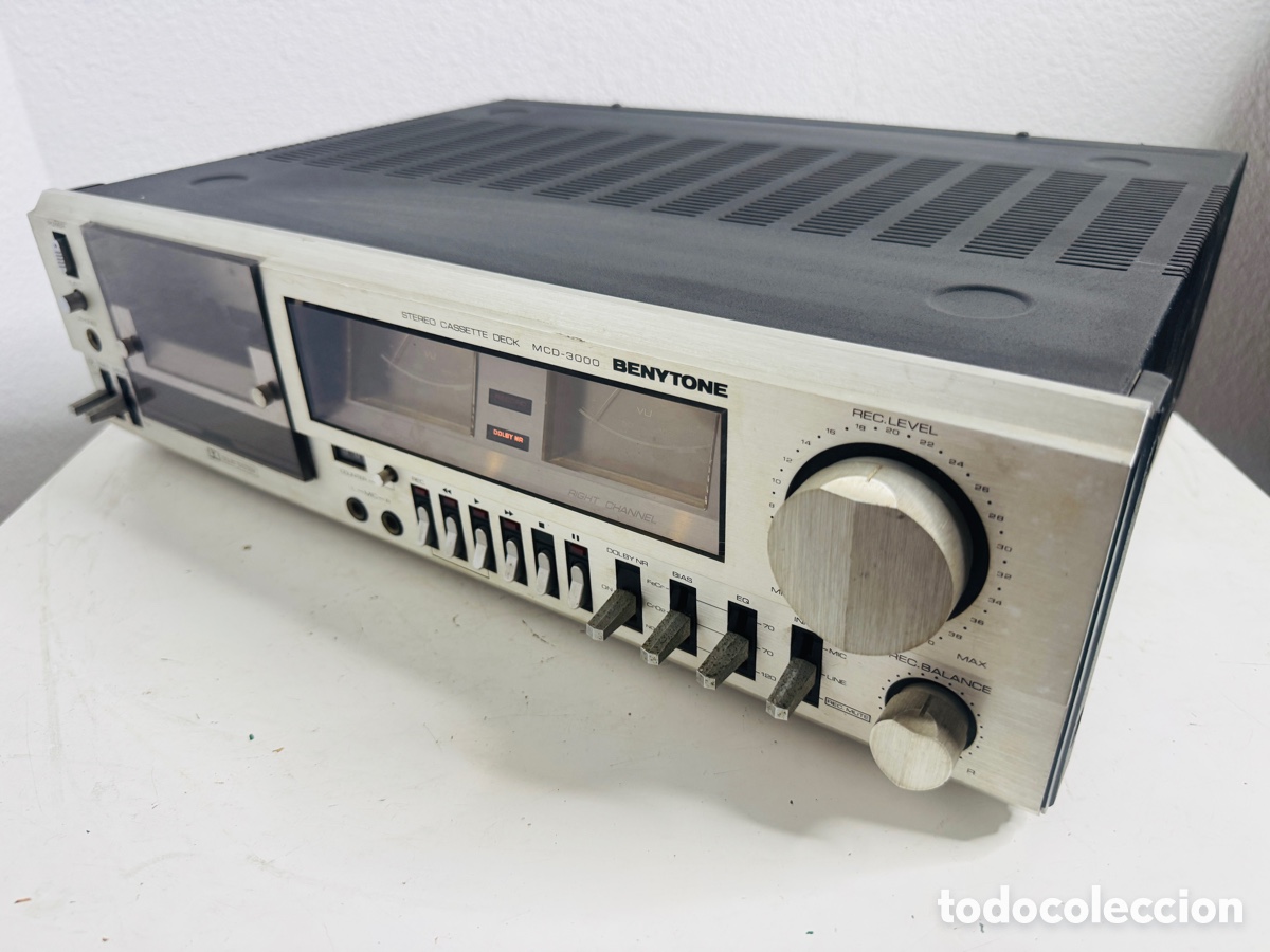 Segunda mano: Benytone MCD-3000 Cassette Deck Hifi Vintage Para Reparaci&oacute;n No Funciona - Foto 8