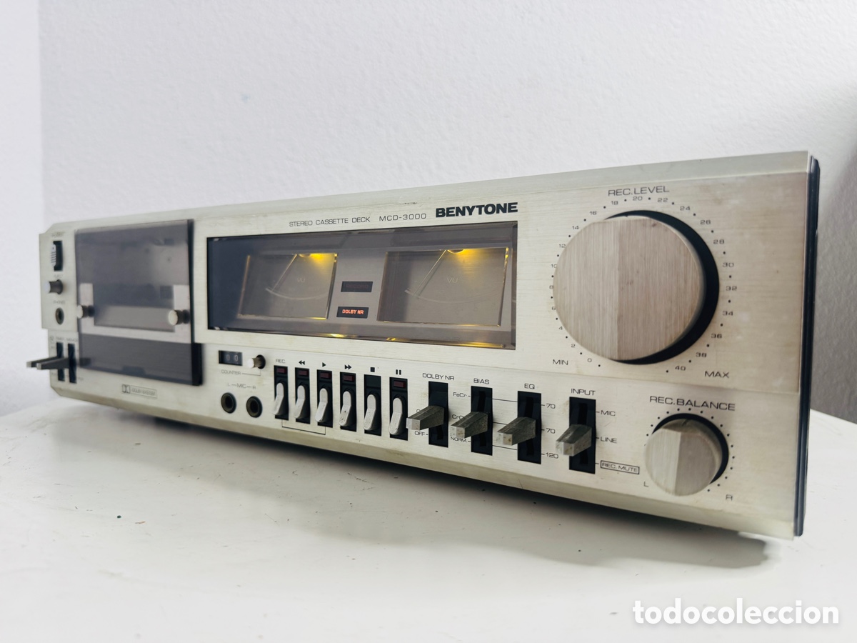 Segunda mano: Benytone MCD-3000 Cassette Deck Hifi Vintage Para Reparaci&oacute;n No Funciona - Foto 9