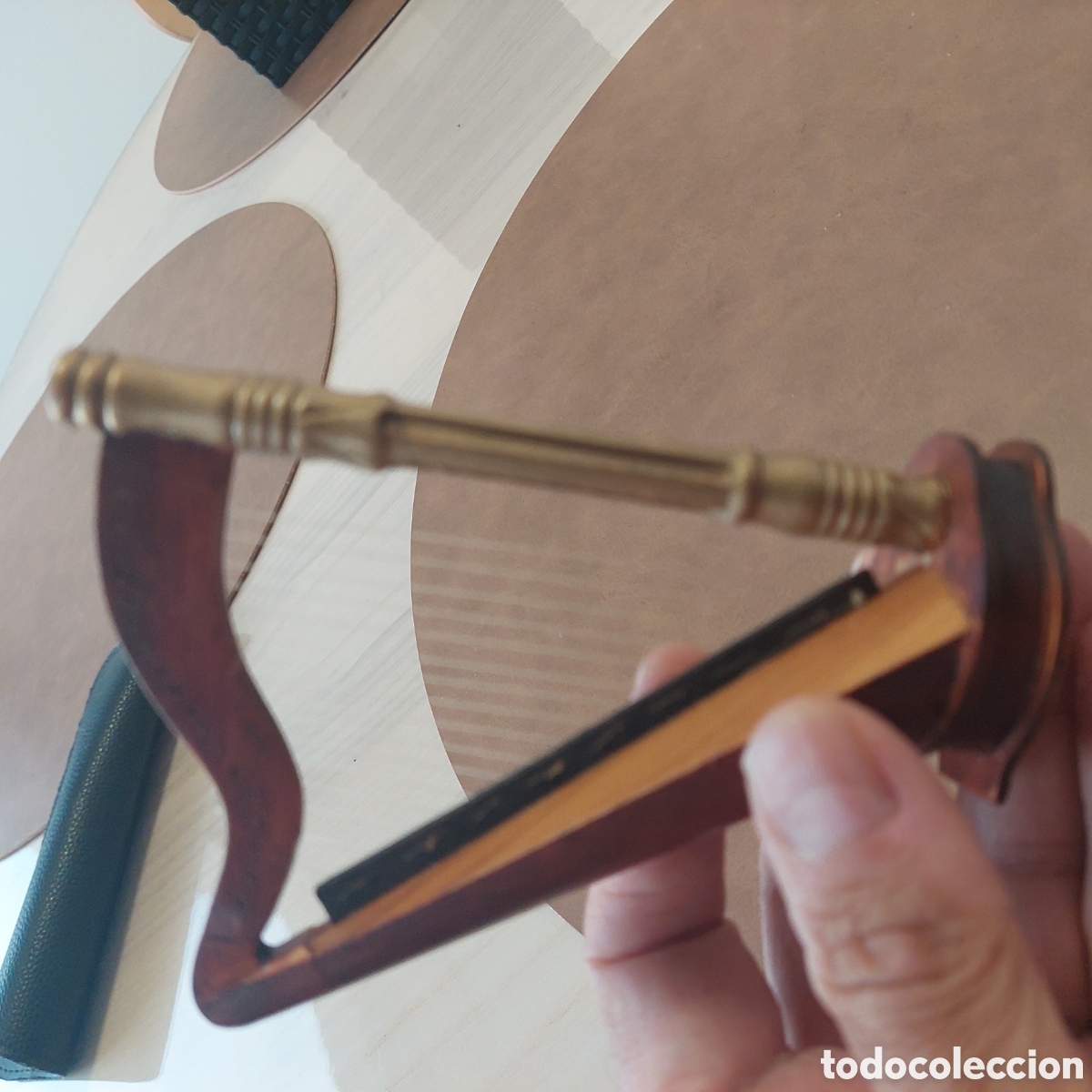 Segunda mano: Arpa de madera miniatura. - Foto 5