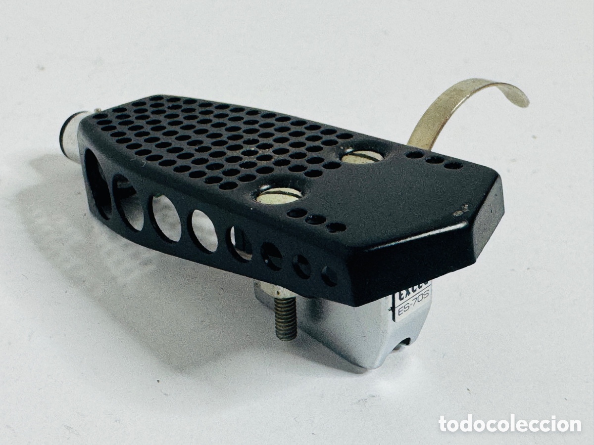 Segunda mano: Headshell Aluminium Hifi Vintage & Cartridge Excel ES 70S