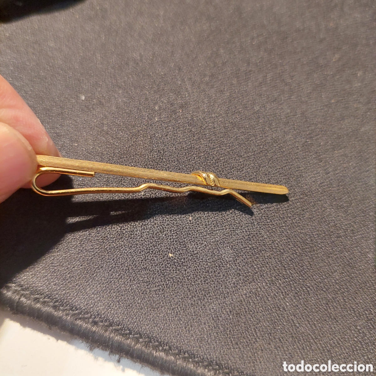 Segunda mano: Pasacorbatas Chapado oro - Foto 3
