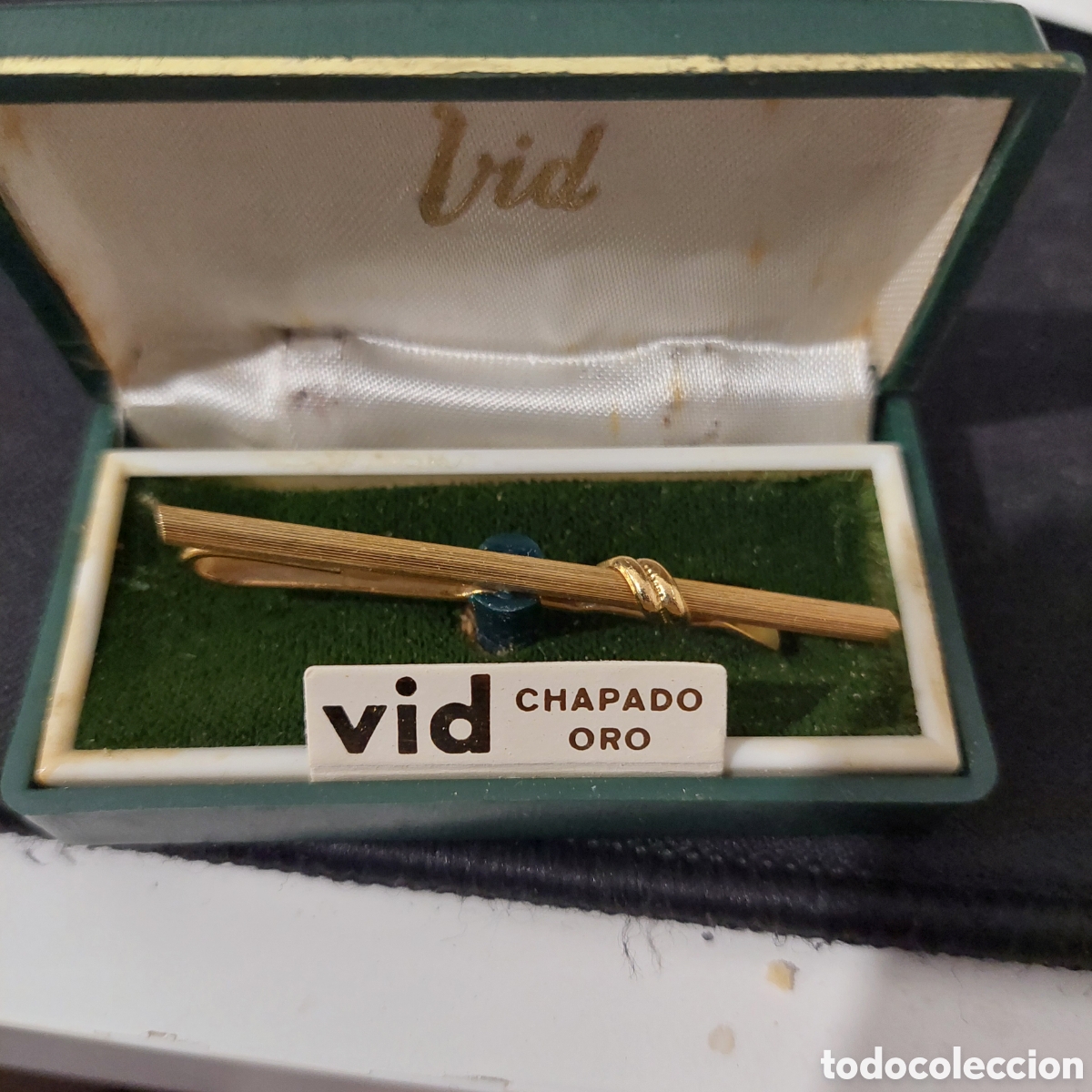 Segunda mano: Pasacorbatas Chapado oro