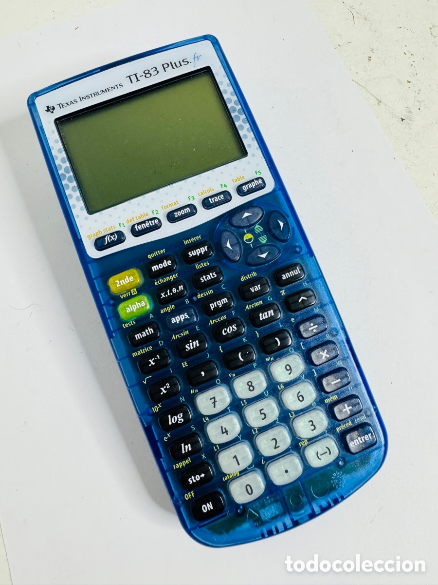 Segunda mano: Texas Instruments TI-83 Plus Blue Edition Graphing Calculator - Foto 3