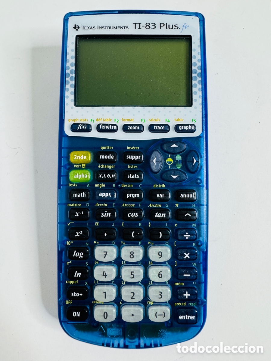 Segunda mano: Texas Instruments TI-83 Plus Blue Edition Graphing Calculator - Foto 5