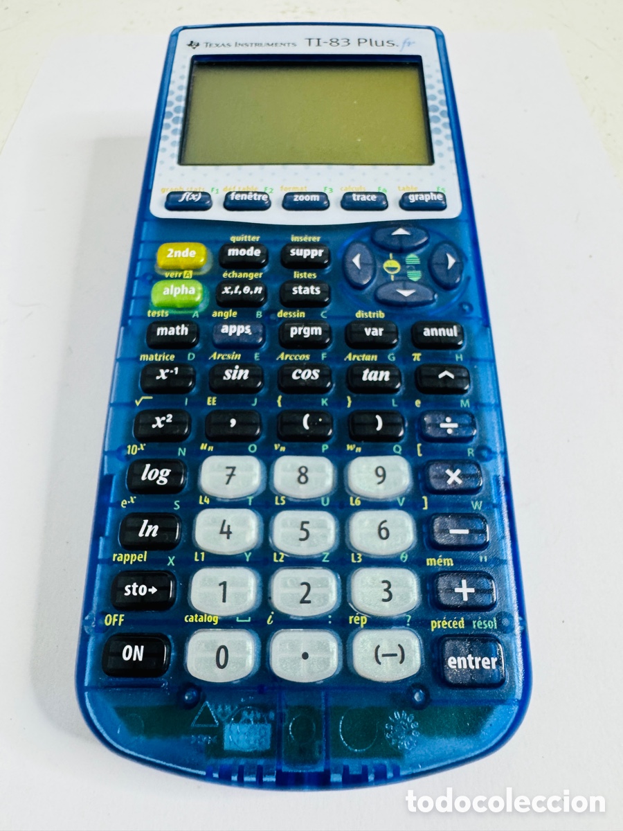 Segunda mano: Texas Instruments TI-83 Plus Blue Edition Graphing Calculator - Foto 6