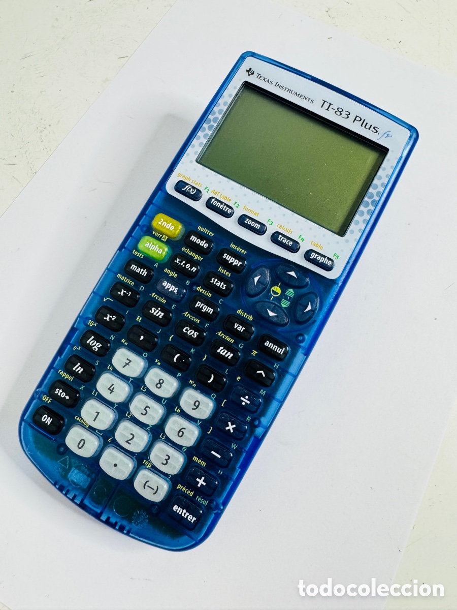 Segunda mano: Texas Instruments TI-83 Plus Blue Edition Graphing Calculator - Foto 8