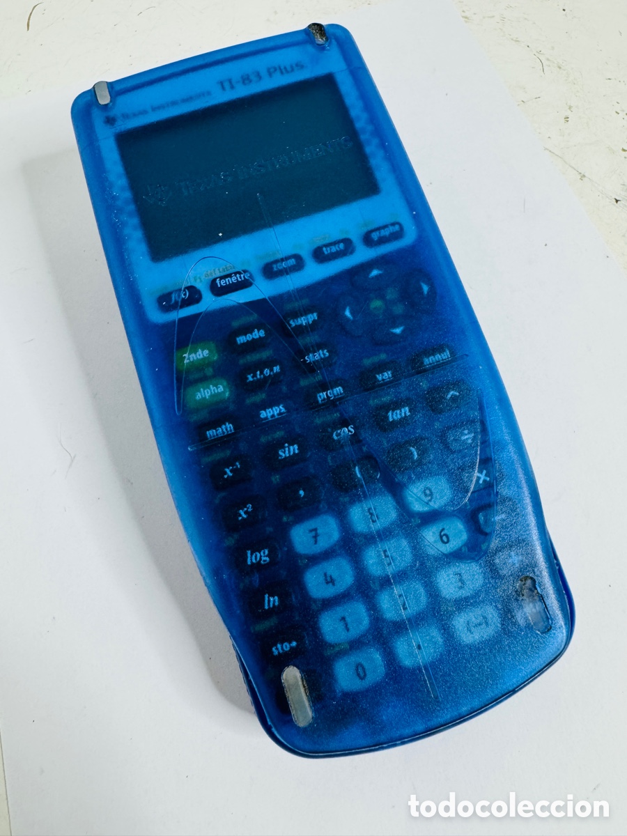 Segunda mano: Texas Instruments TI-83 Plus Blue Edition Graphing Calculator