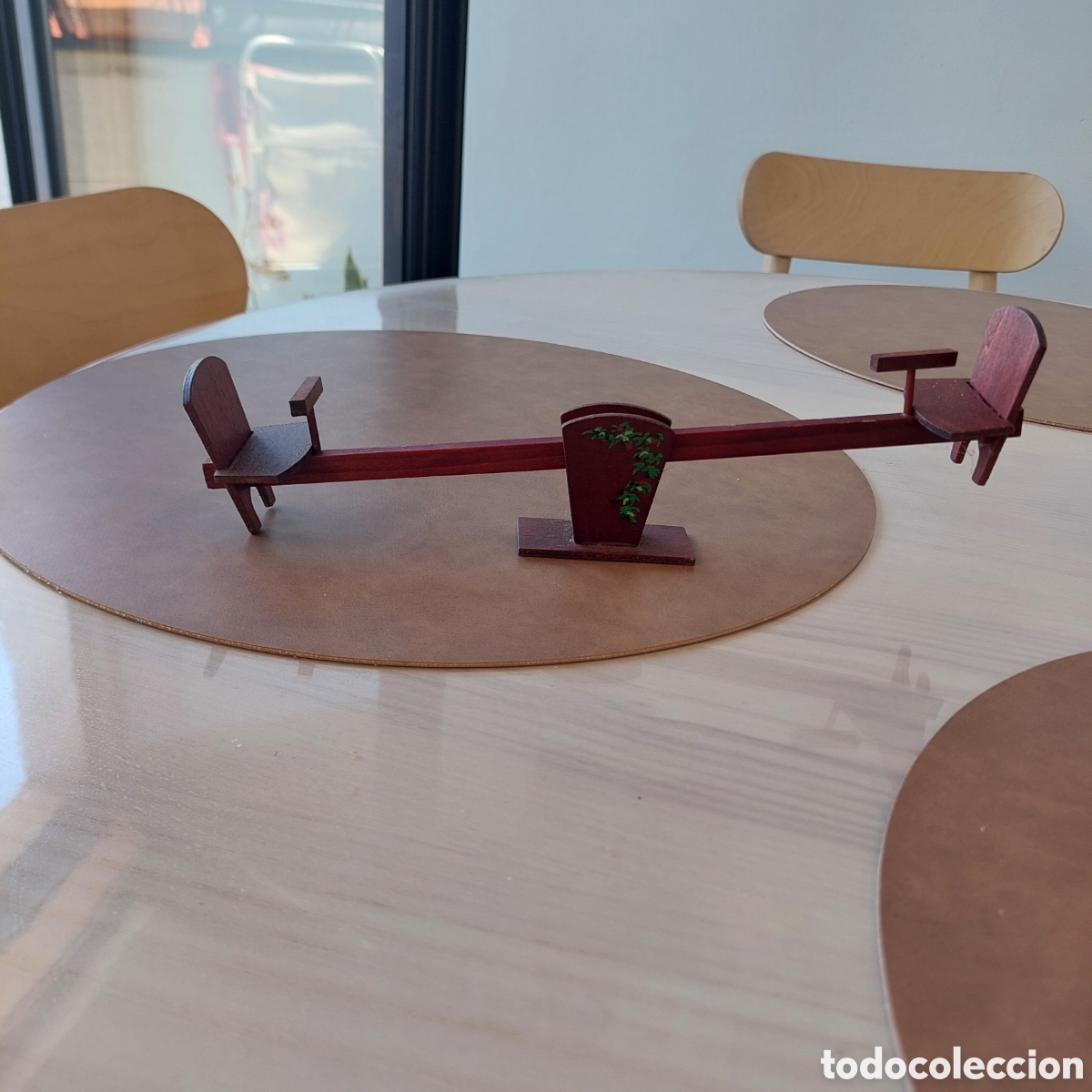 Segunda mano: Balancin de madera mu&ntilde;ecas - Foto 2