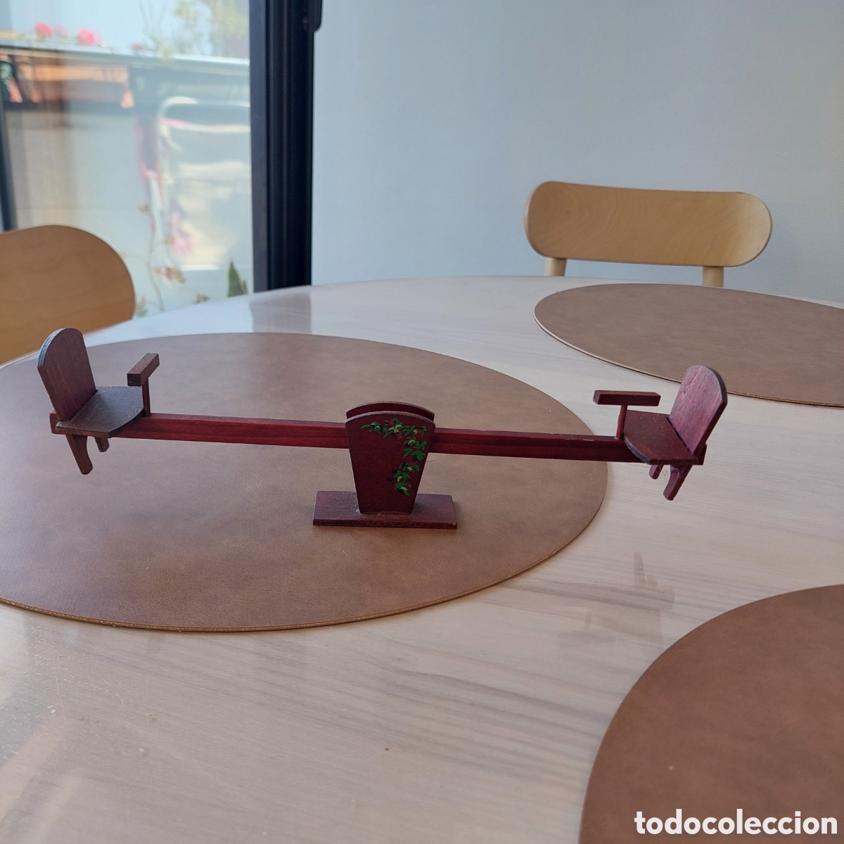 Segunda mano: Balancin de madera mu&ntilde;ecas - Foto 3