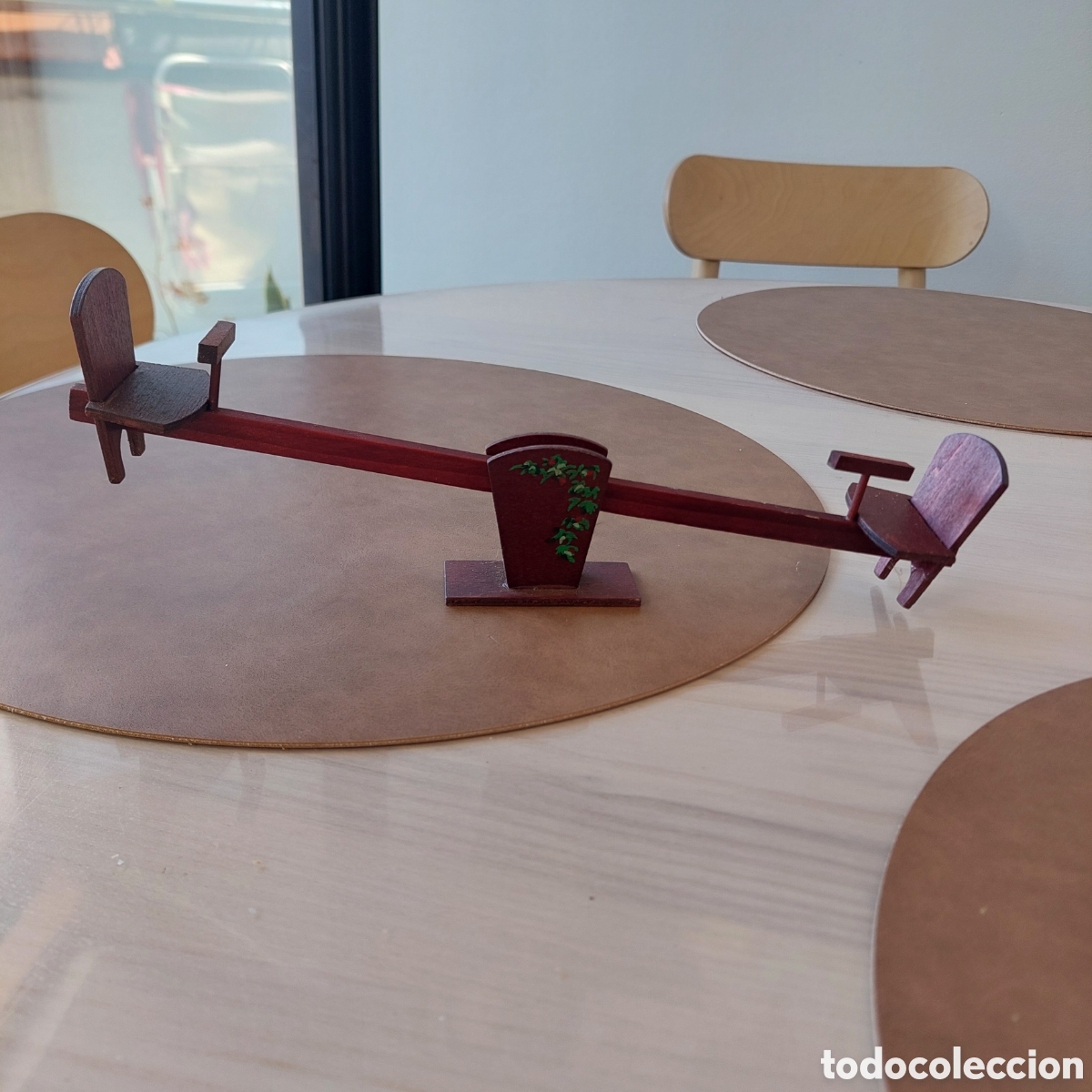 Segunda mano: Balancin de madera mu&ntilde;ecas