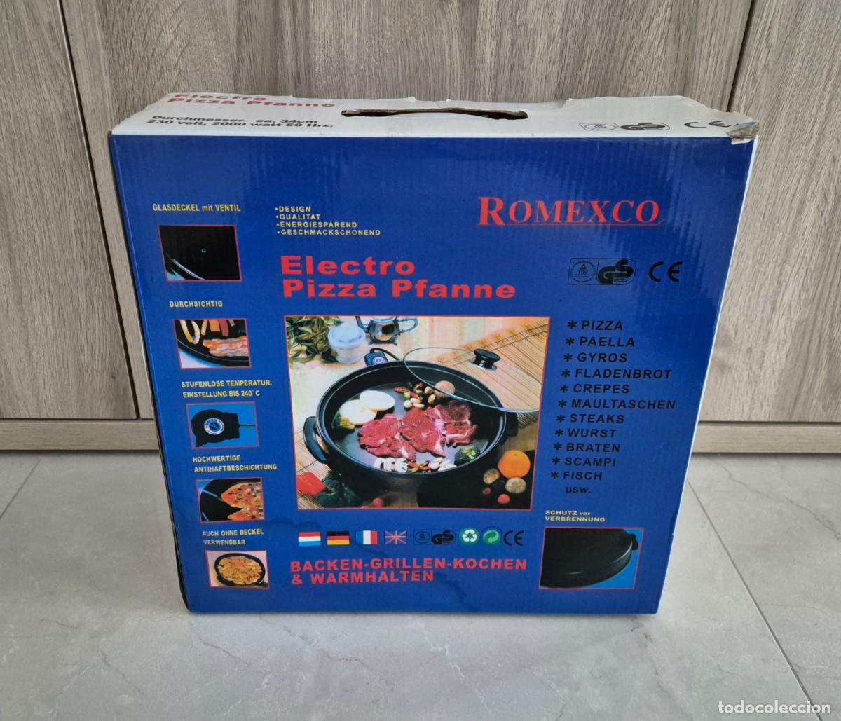 Segunda mano: Sart&eacute;n el&eacute;ctrica Romexco Pizza Pfanne