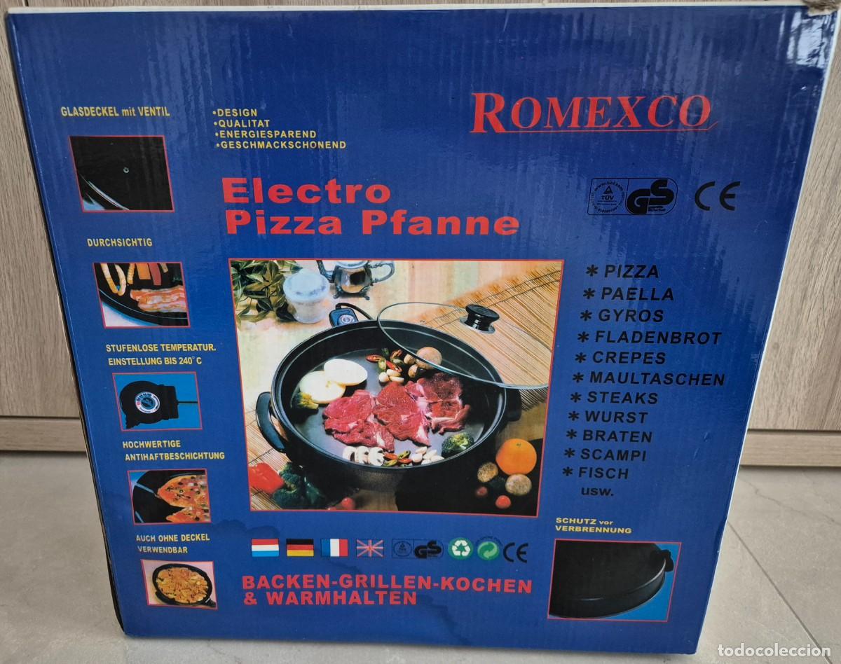 Segunda mano: Sart&eacute;n el&eacute;ctrica Romexco Pizza Pfanne - Foto 2
