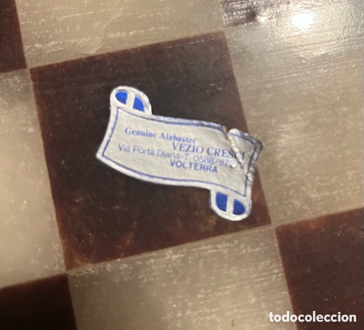Segunda mano: Ajedrez de alabastro - Foto 4