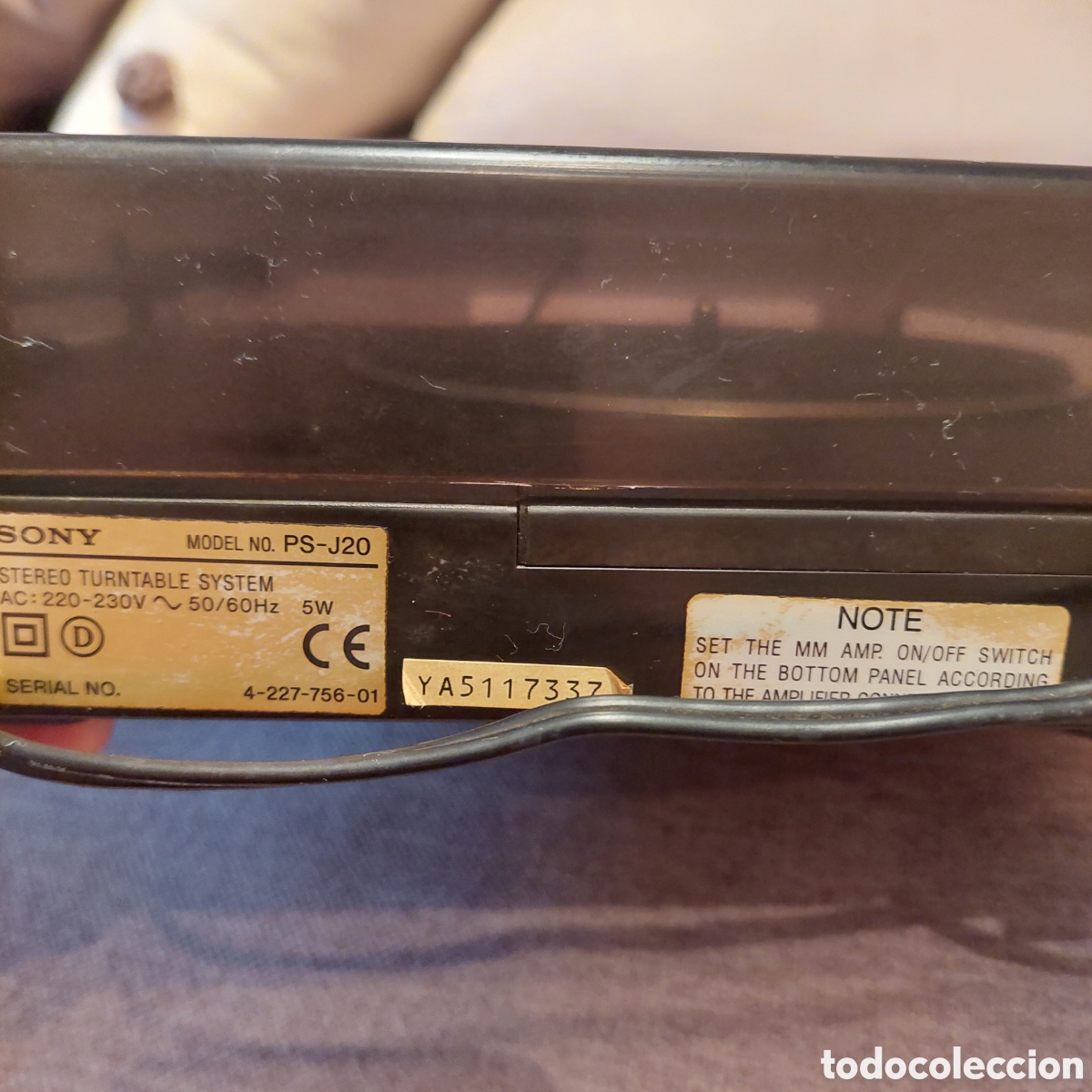 Segunda mano: Tocadiscos Sony PS-J 20 - Foto 6