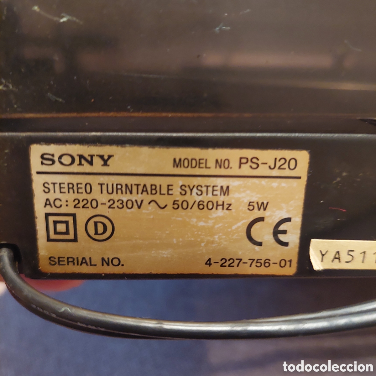 Segunda mano: Tocadiscos Sony PS-J 20 - Foto 8