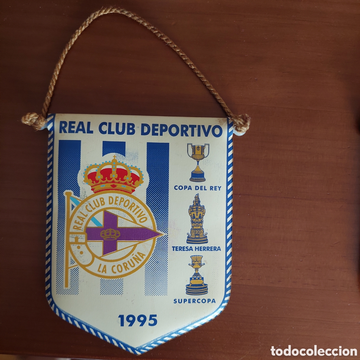 Segunda mano: 2 banderines Deportivo.