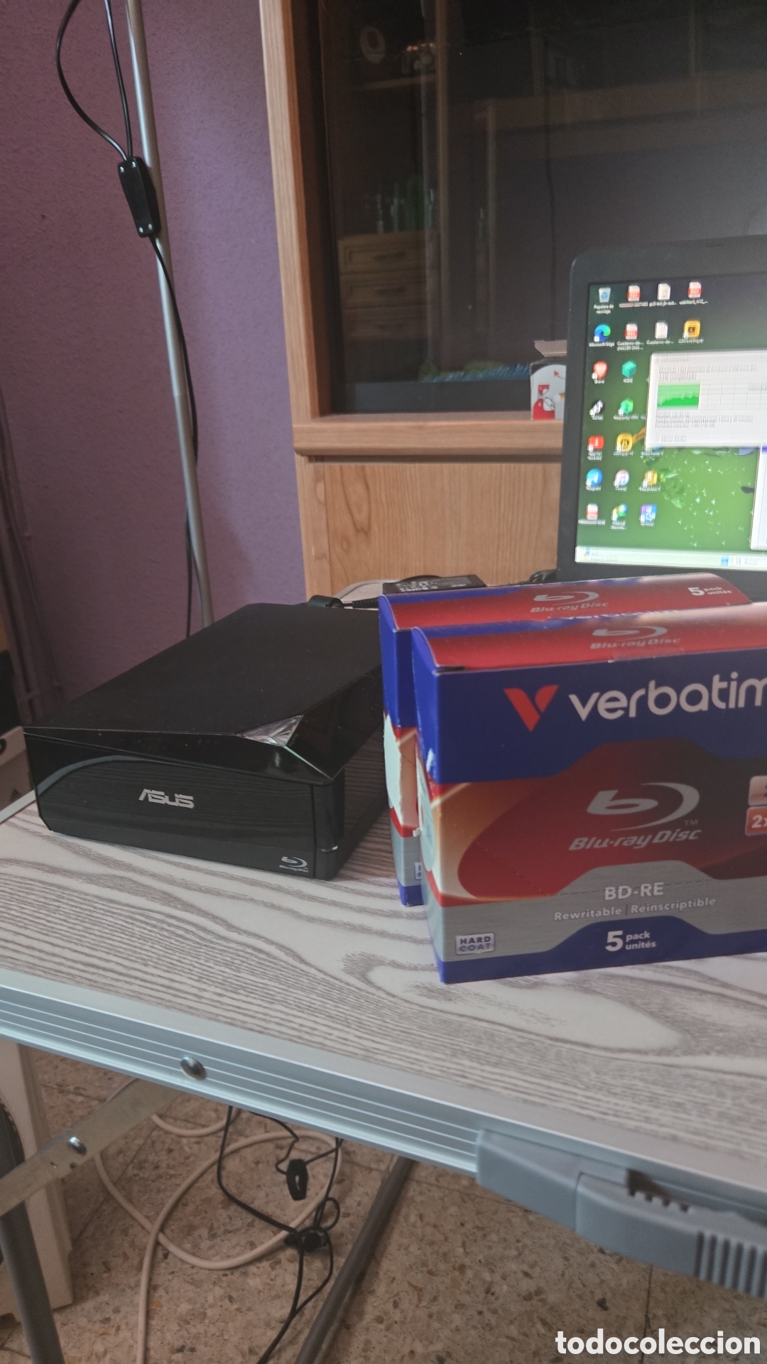 Segunda mano: Grabadora asus mas discos BD-RE