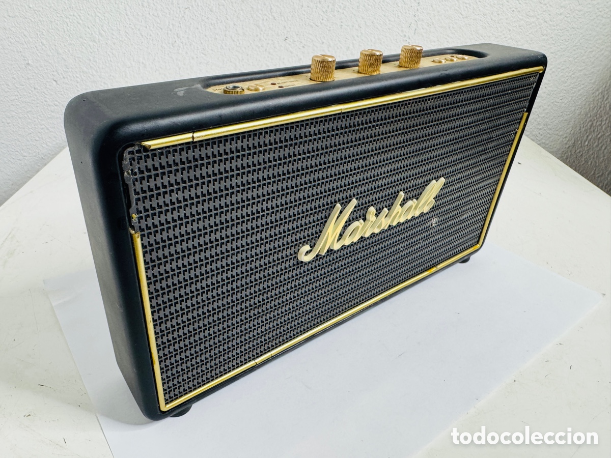 Segunda mano: Marshall Stockwell Bluetooth Speaker No Funciona Para Reparaci&oacute;n - Foto 6