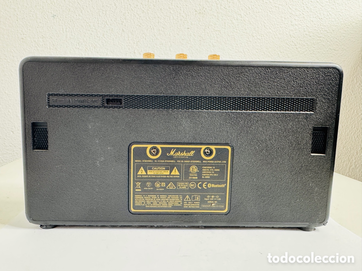 Segunda mano: Marshall Stockwell Bluetooth Speaker No Funciona Para Reparaci&oacute;n - Foto 8