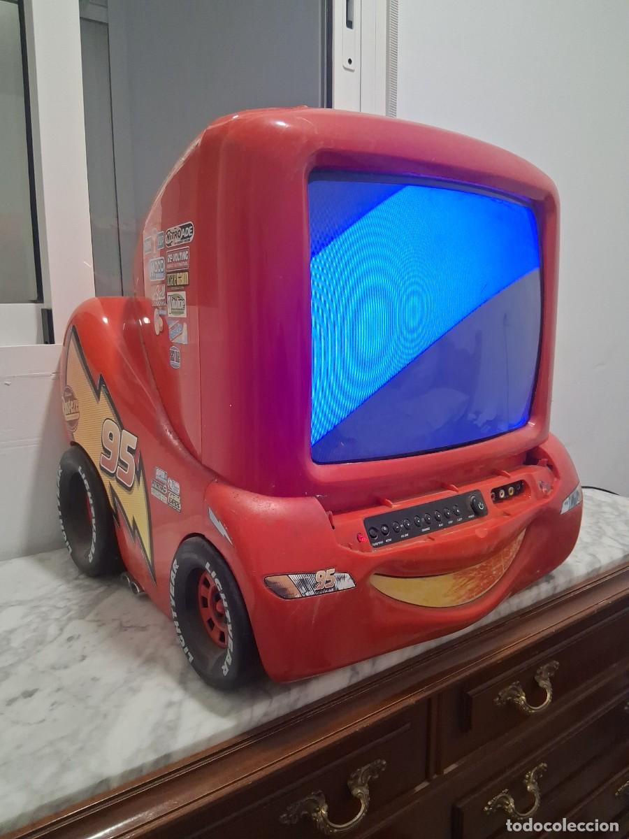 Segunda mano: Televisor/ Tv Retro de Disney Pixar Cars Rayo 13 Pulgadas Lightning McQueen 95
