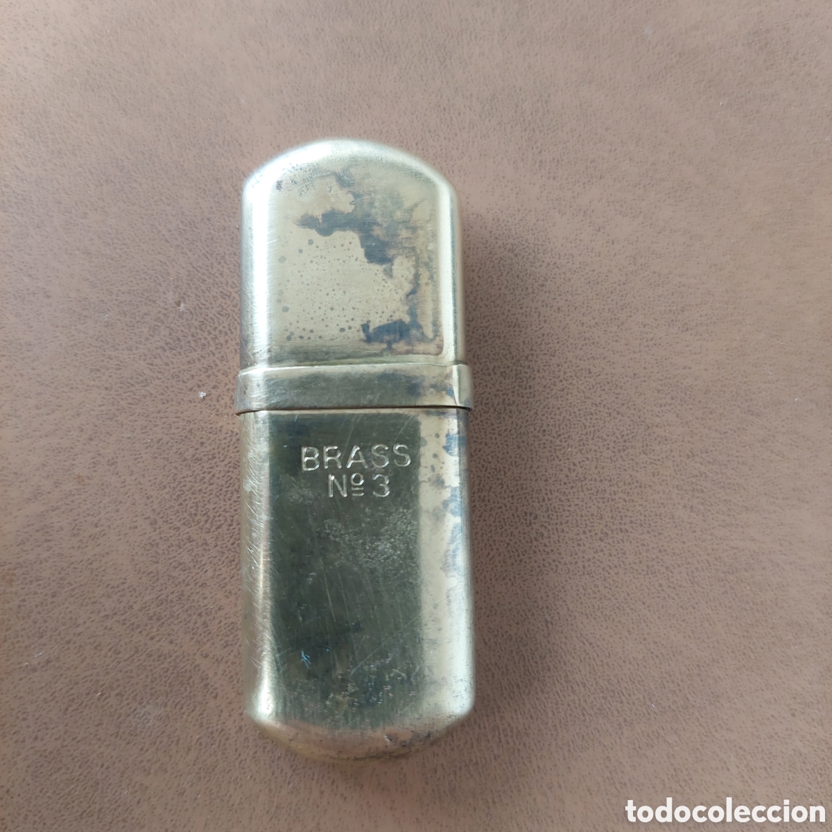 Segunda mano: Mechero Brass N 3. Lat&oacute;n.