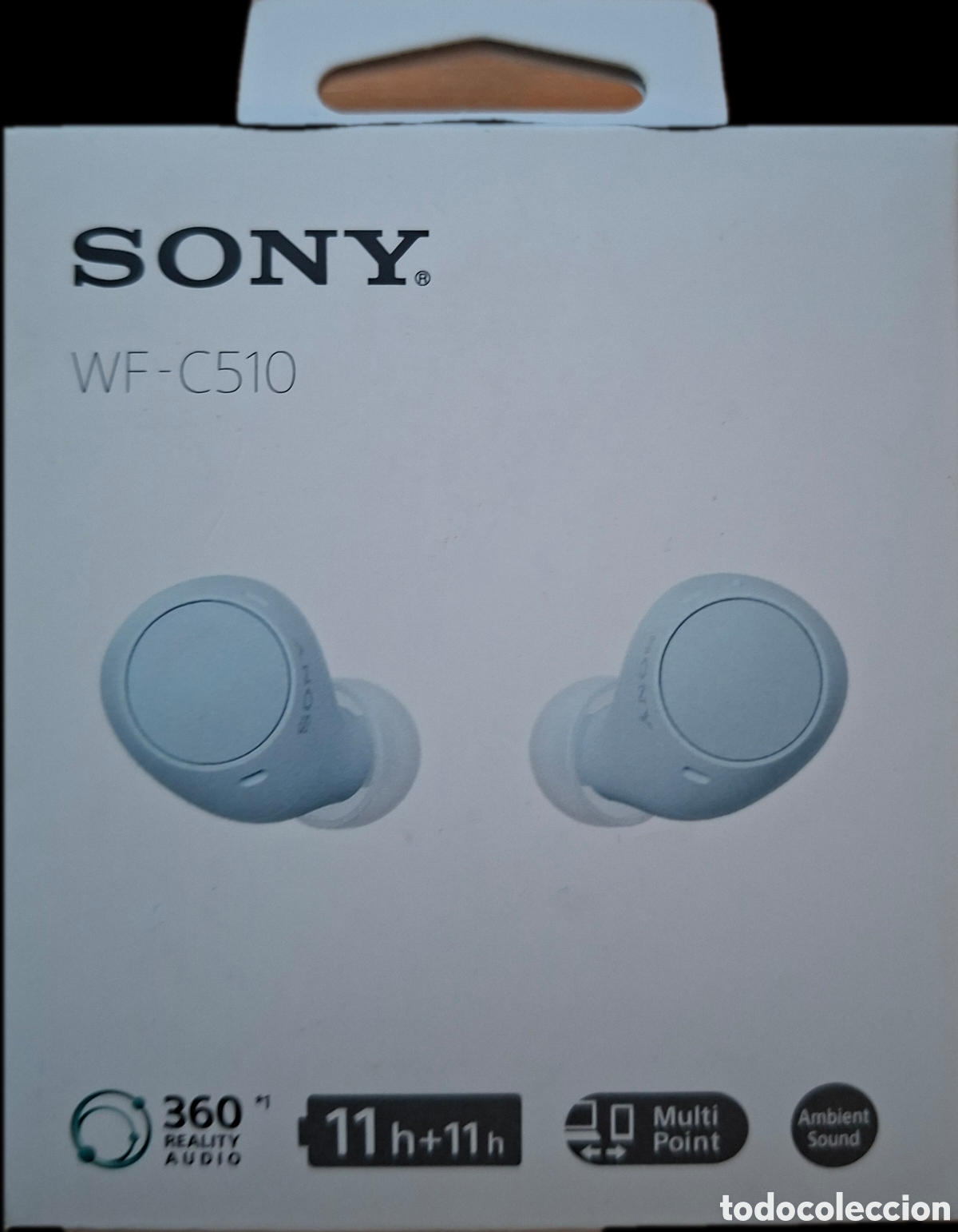 Segunda mano: SONY Auscultadores sem fios Bluetooth WF-C510 pequenos, leves, resist&ecirc;ncia &agrave; &aacute;gua