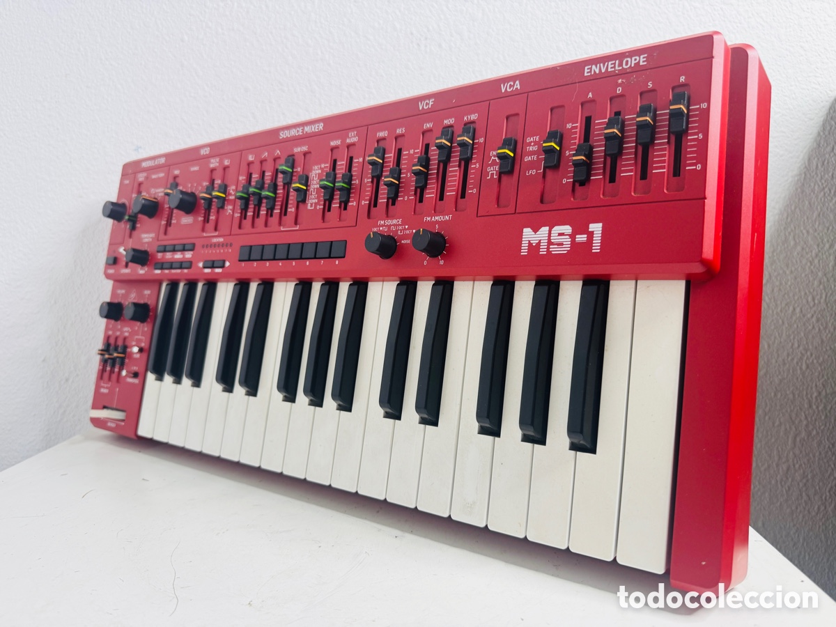 Segunda mano: Behringer MS 1 RD Analog Monophonic Synthesizer Red Keyboard - Foto 8