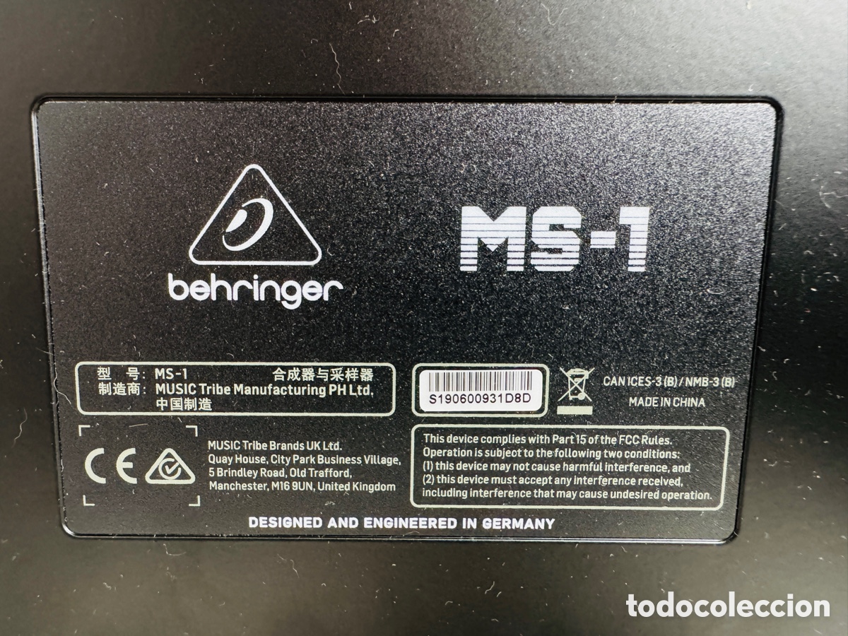 Segunda mano: Behringer MS 1 RD Analog Monophonic Synthesizer Red Keyboard - Foto 10