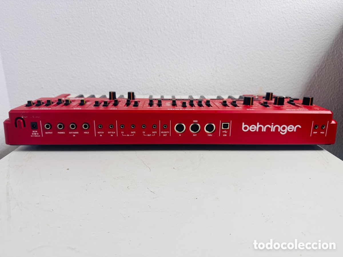 Segunda mano: Behringer MS 1 RD Analog Monophonic Synthesizer Red Keyboard - Foto 11